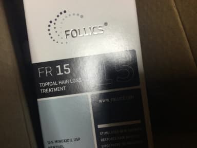 [FOLLICS]フォリックス FR15 ローション(ミノキシジル15％) 【1本60ml】 レビュー投稿画像 サムネイル