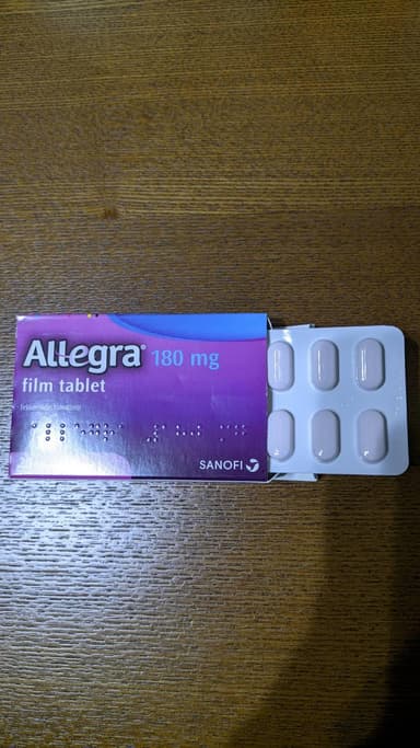 アレグラ(Allegra)180mg 【1箱20錠】 レビュー投稿画像 サムネイル
