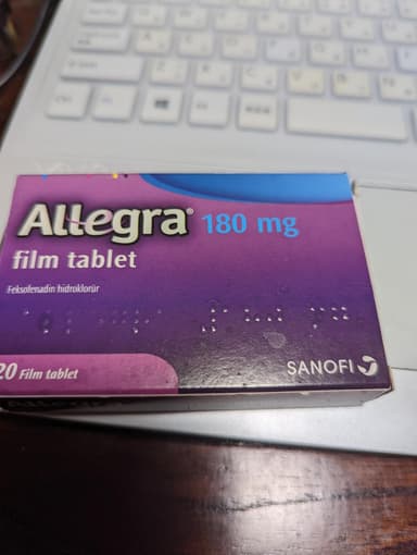 アレグラ(Allegra)180mg 【1箱20錠】 レビュー投稿画像 サムネイル