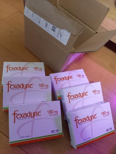 [アレグラジェネリック]フェキソフェナジン180mg 【1箱20錠】 レビュー投稿画像 サムネイル