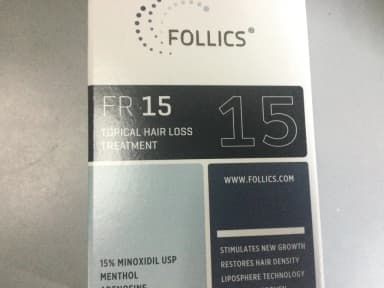 [FOLLICS]フォリックス FR15 ローション(ミノキシジル15％) 【1本60ml】 レビュー投稿画像 サムネイル