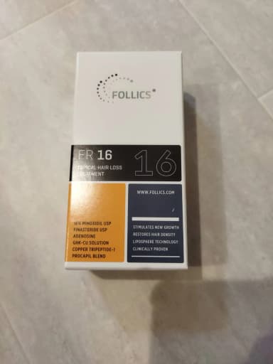 [FOLLICS]フォリックス FR16 クリーム(ミノキシジル16％) 【1本60ml】 レビュー投稿画像 サムネイル