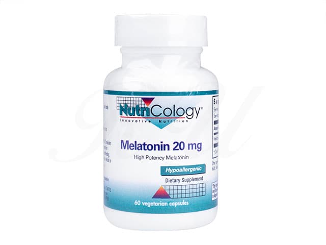 [Nutricology]メラトニン20mg 【1本60錠】