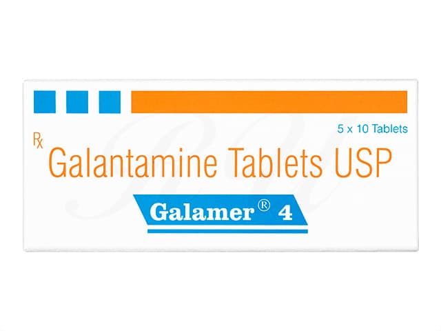 ジェネリックレミニール(Galamer)4mg 【1箱50錠】