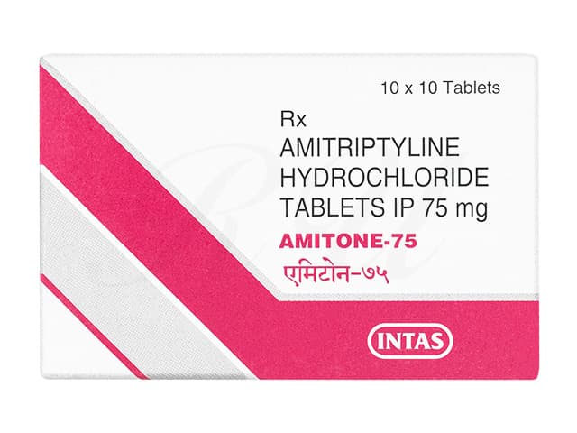 [トリプタノールジェネリック]アミトン75mg 【1箱100錠】