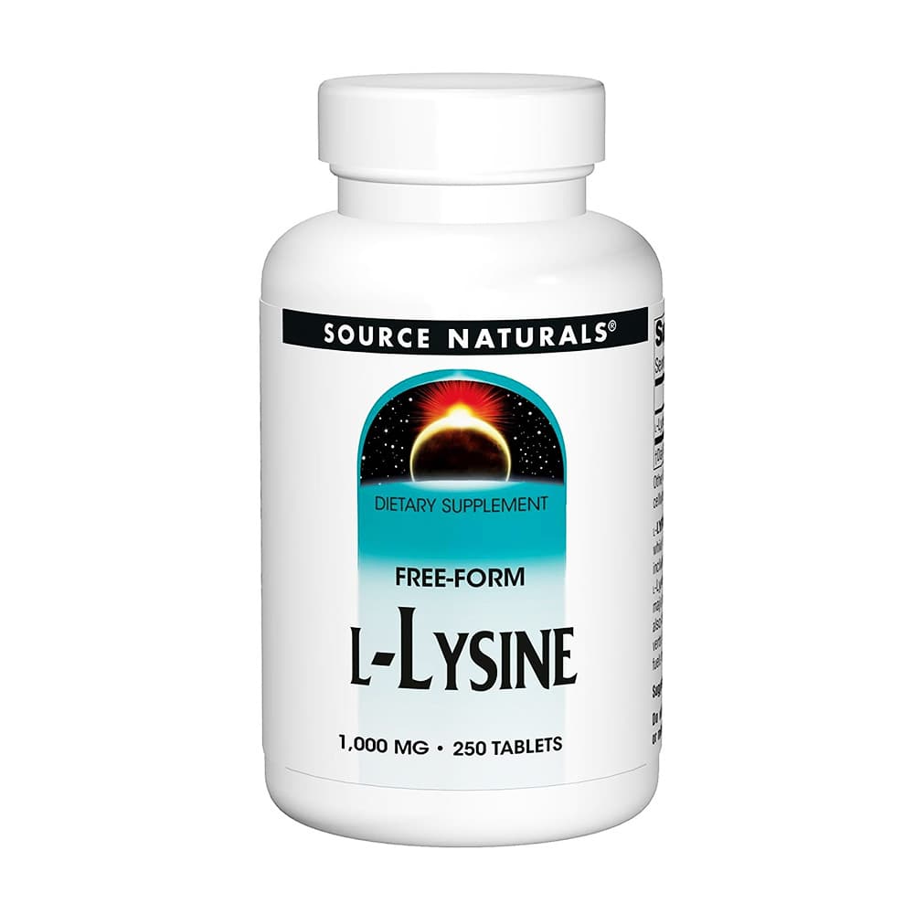 [SourceNaturals]L-リジン1000mg 【1本250錠】