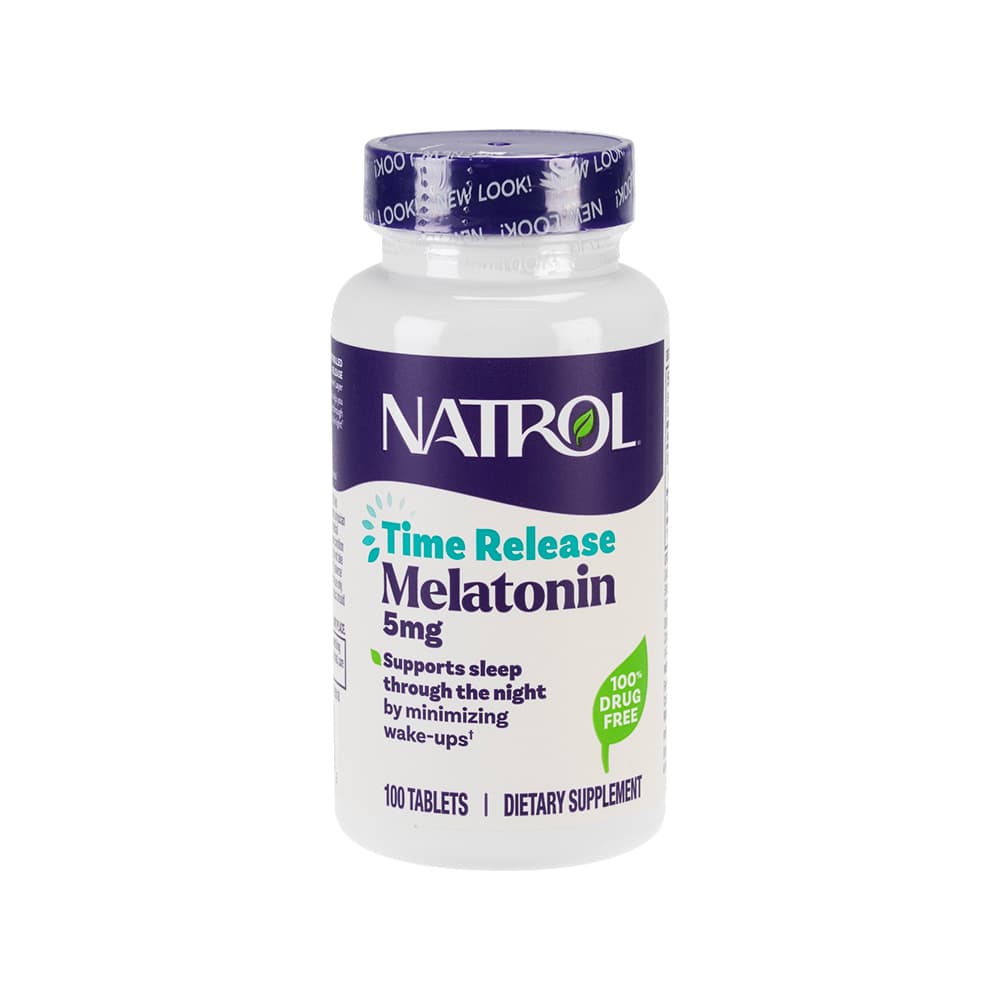 [NATROL]メラトニンタイムリリース5mg 【1本100錠】