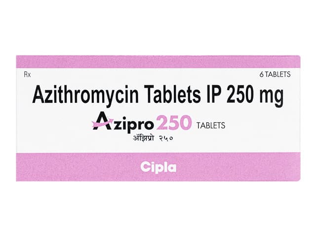[ジスロマックジェネリック]アジプロ250mg 【1箱6錠】