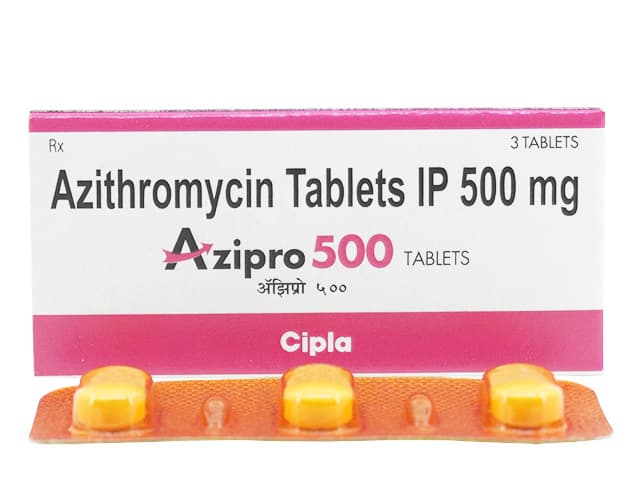 [ジスロマックジェネリック]アジプロ500mg 【1箱3錠】