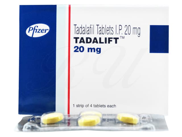 [シアリスジェネリック]タダリフト(Tadalift)20mg 【1箱4錠】
