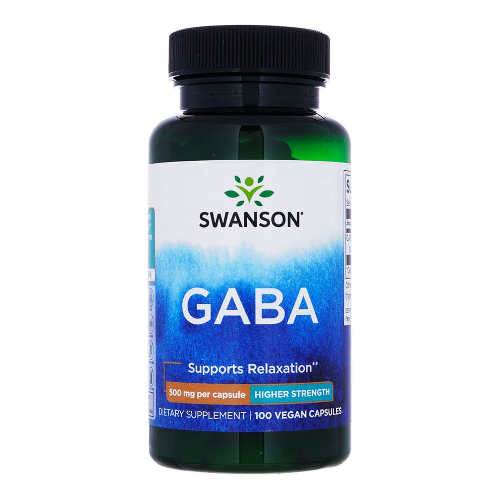 [SWANSON]GABA500mg 【1本100ベジカプセル】