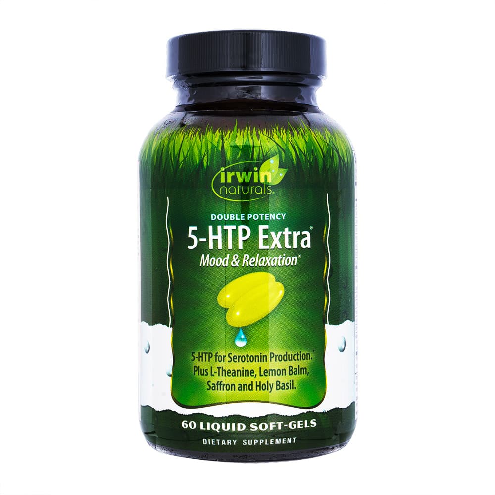 [irwin naturals]ダブルポテンシー5-HTPエクストラ 【1本60リキッドソフトジェル】