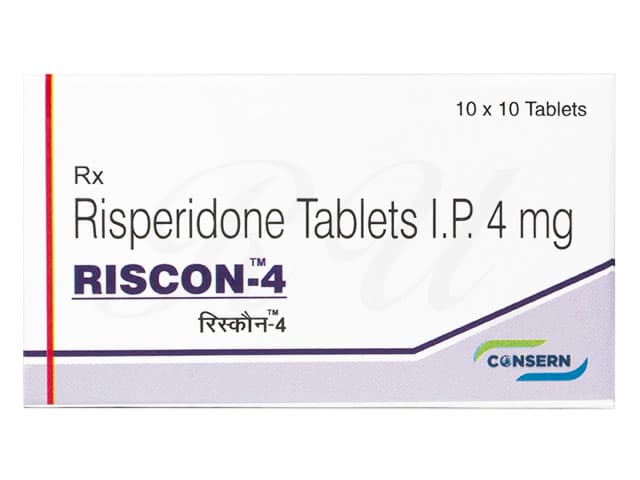 [リスパダールジェネリック]リスコン4mg 【1箱100錠】