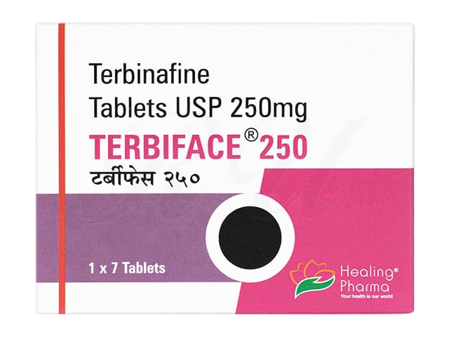 [ラミシールジェネリック]テルビフェイス250mg 【1箱7錠】