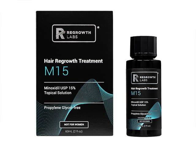 [REGROWTH LABS]リグロースラボ M15(ミノキシジル15％) 【1本60ml】