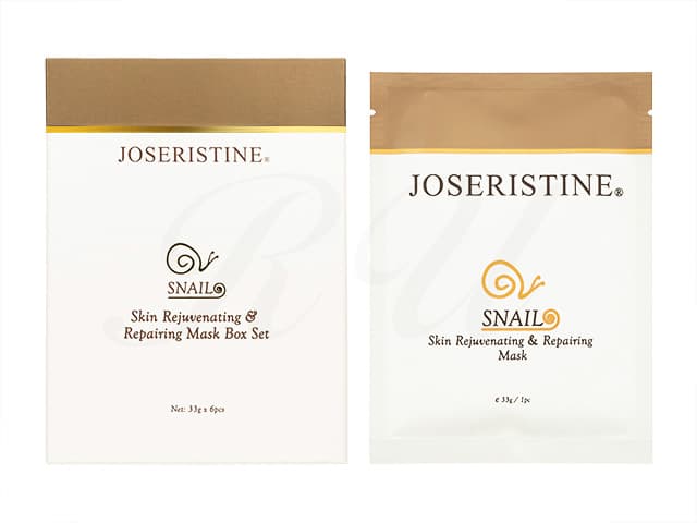 [JOSERISTINE]スネイルスキンレジュベネーティング＆リペアリングマスク 【1箱6枚】