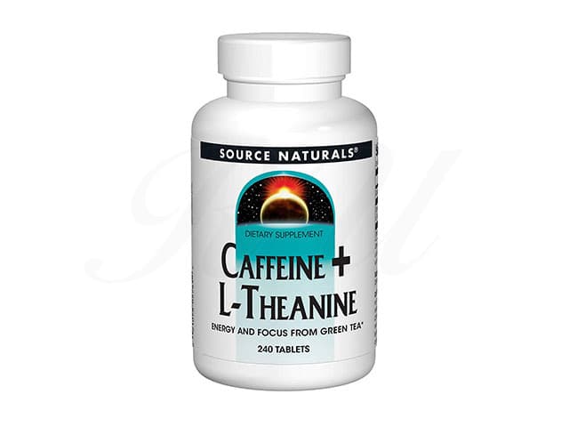 [SOURCE NATURALS]カフェイン＋Lテアニン 【1本240錠】