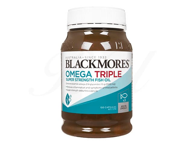 オメガトリプルスーパーストレングスフィッシュオイル1500mg[Blackmores社製] 【1本150カプセル】