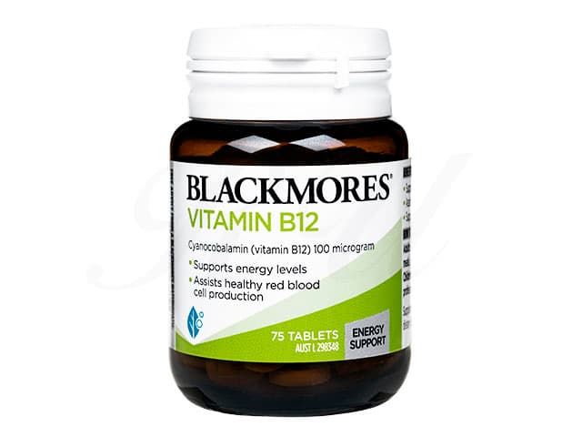 [BLACKMORES]ビタミンB12 100mcg 【1本75錠】