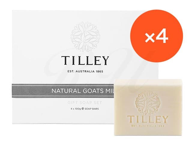 [TILLEY]ソープ(ナチュラルゴートミルク) 【100g×4個】