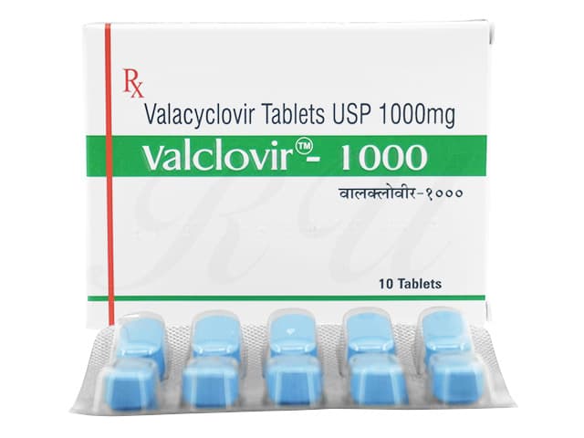 [バルトレックスジェネリック]バルクロビル1000mg 【1箱10錠】