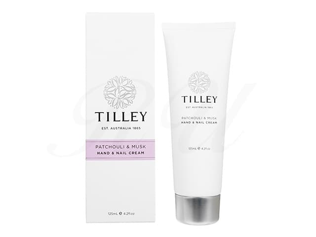 [TILLEY]ハンド＆ネイルクリーム(パチョリ＆ムスク) 【1本125ml】