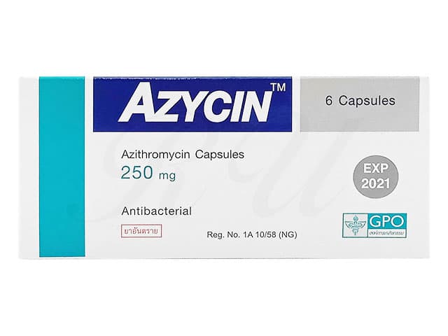 [ジスロマックジェネリック]アジシン250mg 【1箱6錠】