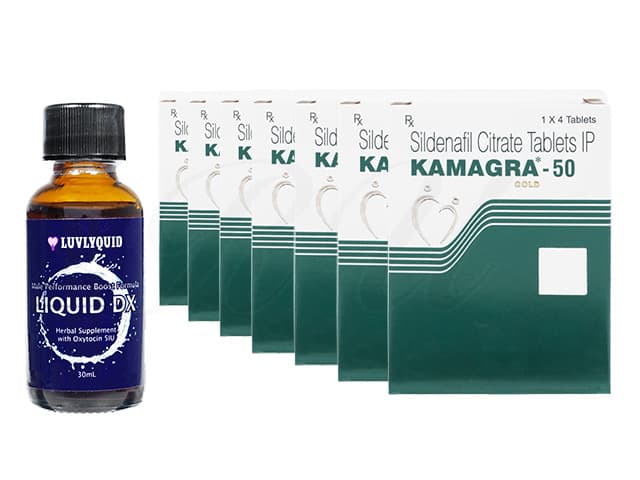 カマグラ50mg7箱＋[LUVLYQUID]リキッドDX1本