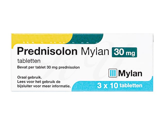 [プレドニン同成分]プレドニゾロン30mg 【1箱30錠】