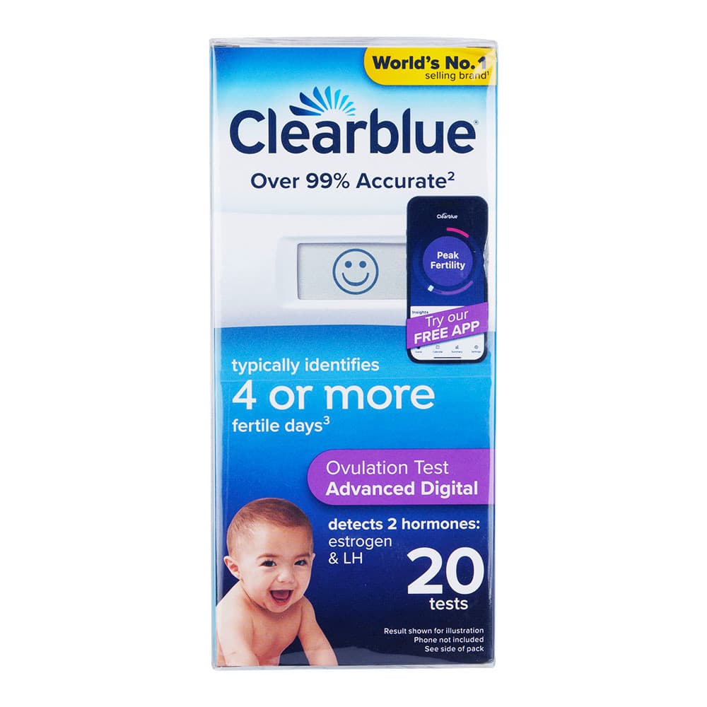 [Clearblue]アドバンストデジタル排卵検査薬 【1箱20回分】