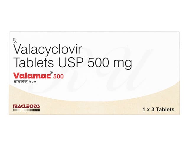 [バルトレックスジェネリック]バラマック500mg 【1箱3錠】