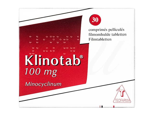 [ミノマイシンジェネリック]クリノタブ100mg 【1箱30錠】
