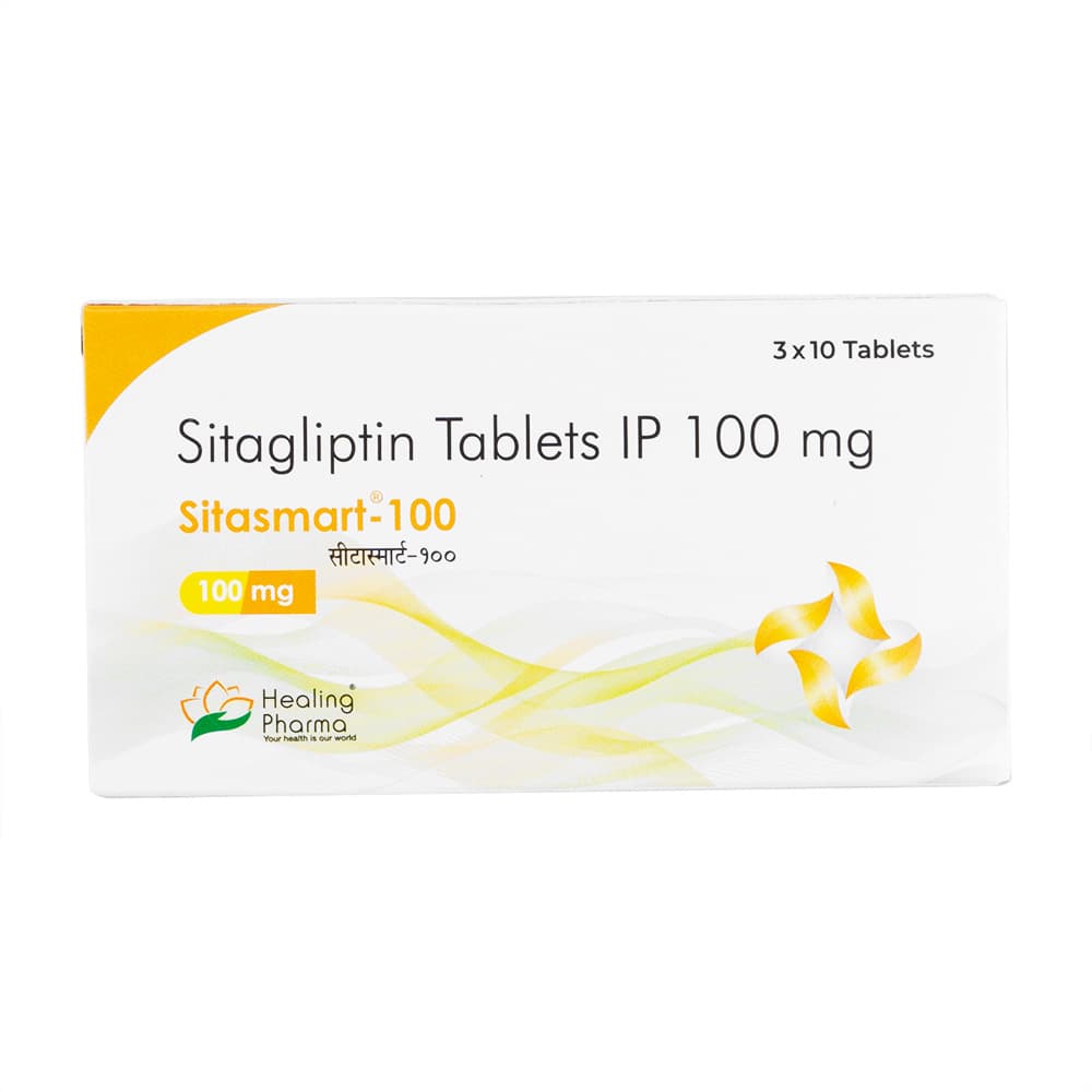 [ジャヌビアジェネリック]シタスマート100mg 【1箱30錠】