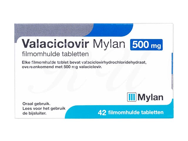 [バルトレックスジェネリック]バラシクロビル500mg 【1箱42錠】