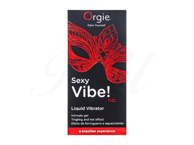 [Orgie]セクシーバイブ！リキッドバイブレーター(ホット) 【1箱15ml】