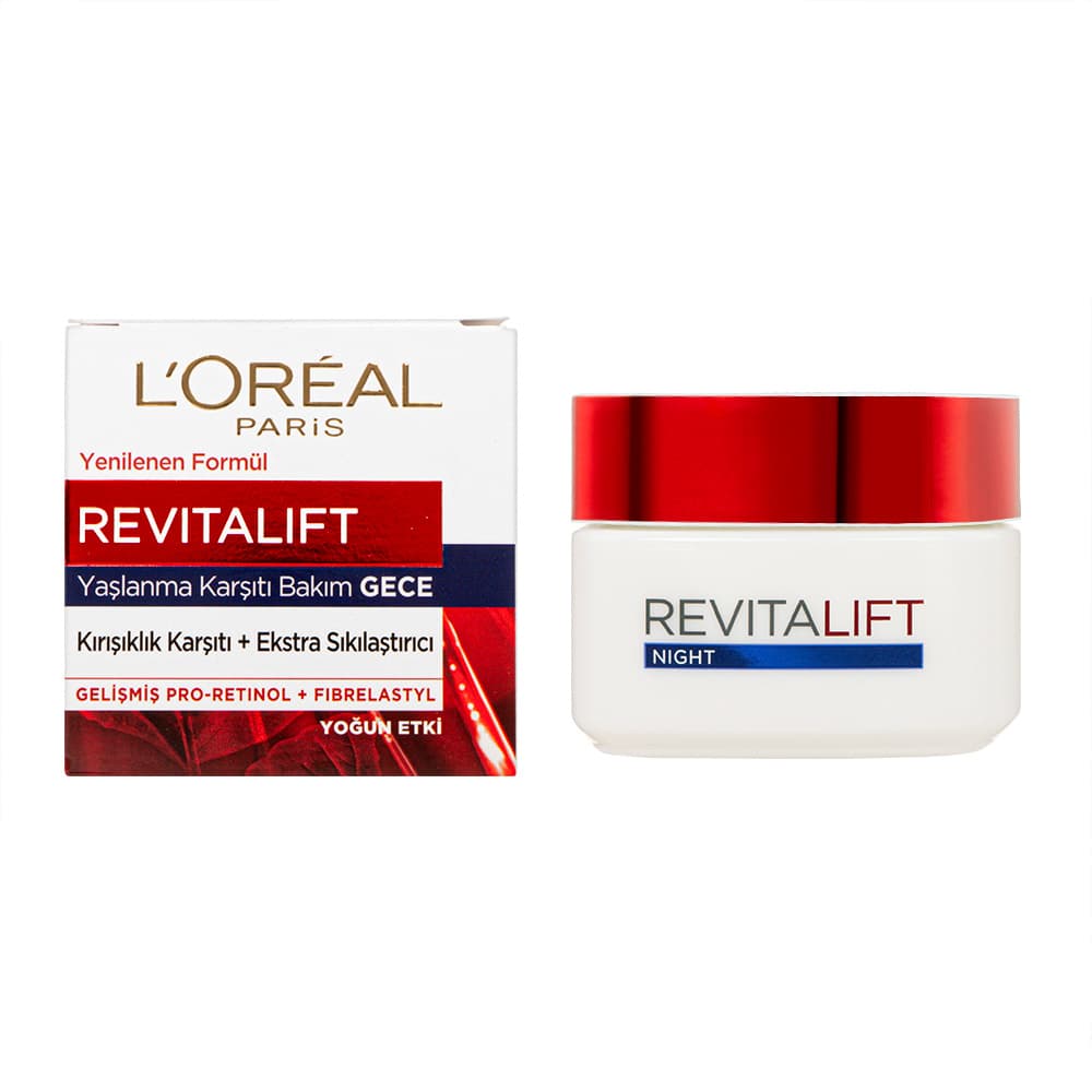 [L'OREAL PARiS]リバイタリフト ハイドレーティングナイトクリーム 【1箱50ml】