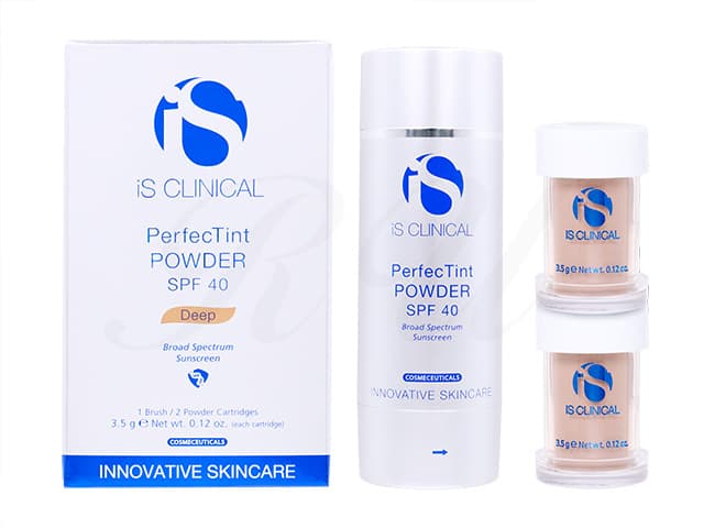 [iS CLINICAL]パーフェクティントパウダーSPF40(ディープ) 【1本3.5g x 2】
