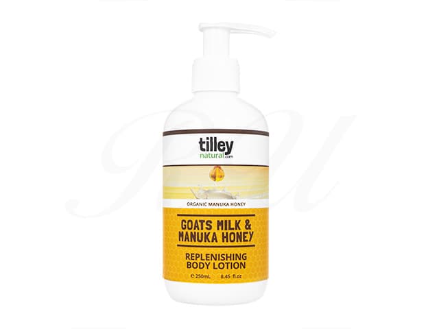 [TILLEY]ゴートミルク＆マヌカハニー リプレニッシングボディローション 【1本250ml】
