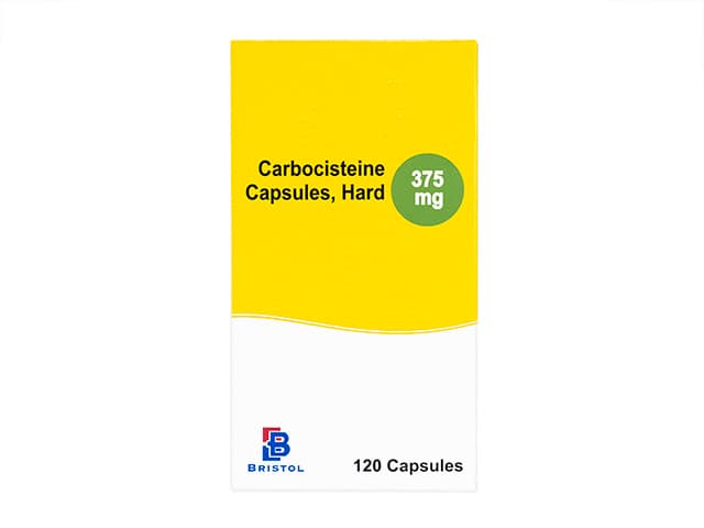 [ムコダインジェネリック]カルボシステイン375mg 【1箱120カプセル】