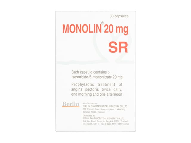[アイトロールジェネリック] モノリンSR20mg 【1箱30カプセル】