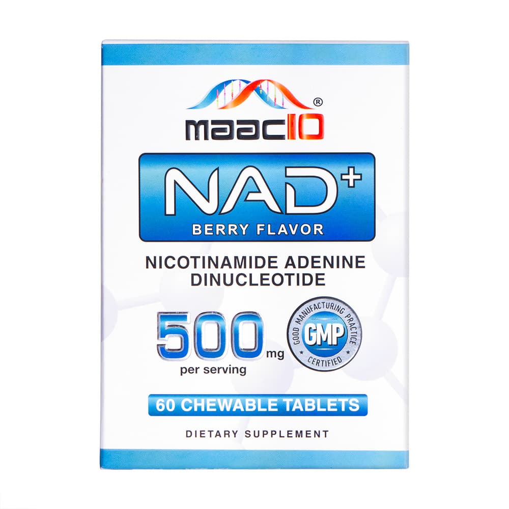 [maac10]NAD+(ベリーフレーバー) 【1箱60チュアブル錠】