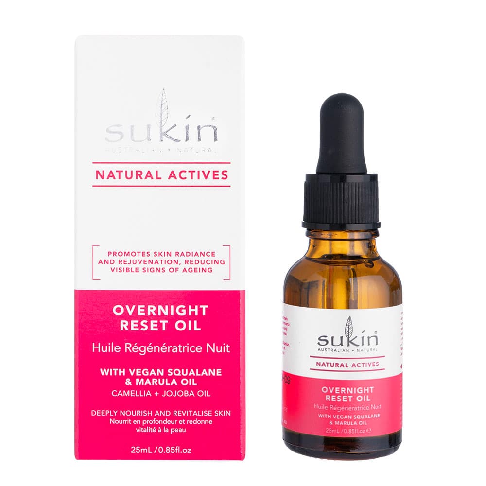 [sukin]オーバーナイトリセットオイル 【1本25ml】