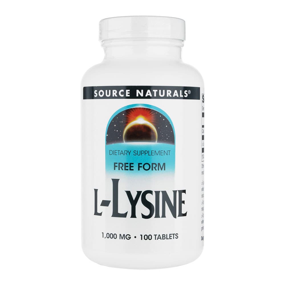[SOURCE NATURALS]L-リジン1000mg 【1本100錠】