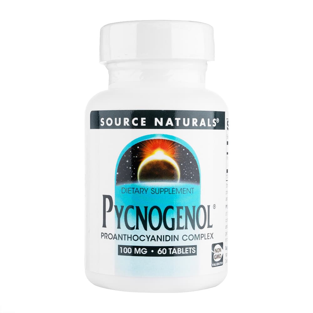 [SOURCE NATURALS]ピクノジェノール100mg 【1本60錠】