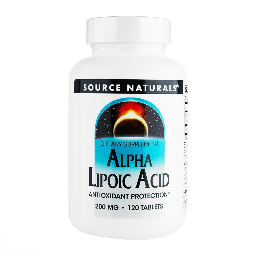 [SOURCE NATURALS]アルファリポ酸200mg 【1本120錠】