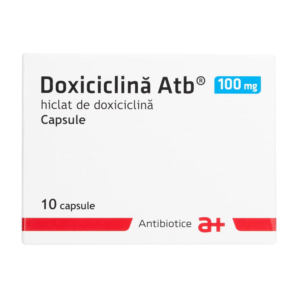 [ビブラマイシンジェネリック]ドキシサイクリナAtb100mg 【1箱10カプセル】