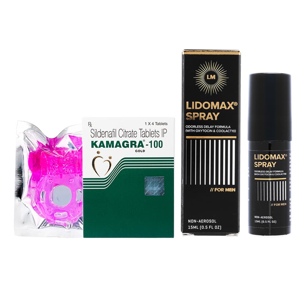 カマグラ100mg4錠7箱+リドマックススプレー15ml1本+プレゼント・バイブレーションリング3個 【1セット】