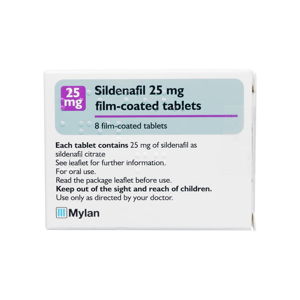 (Mylan)シルデナフィル25mg8錠 【1箱8錠】