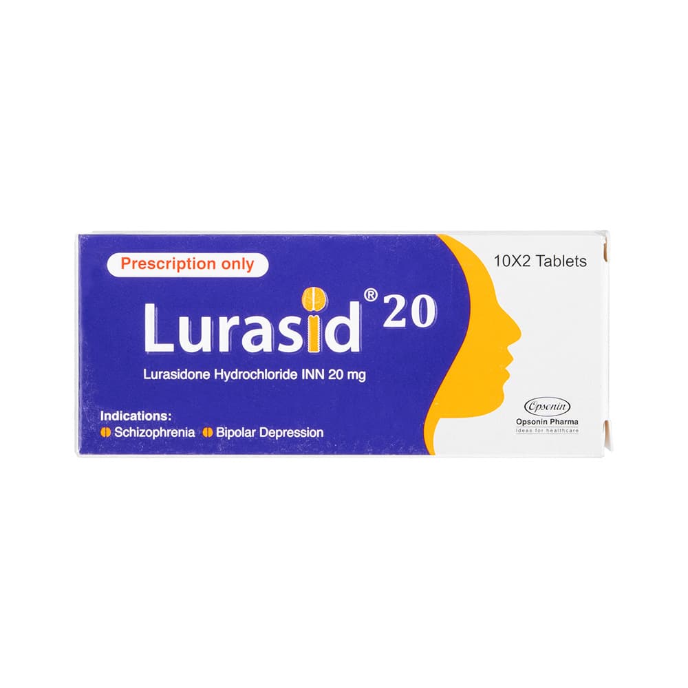 [ラツーダジェネリック]ルラシド20mg 【1箱20錠】