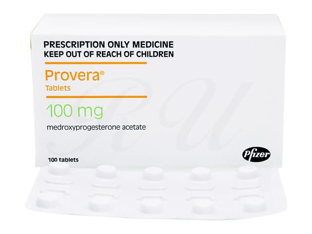 プロベラ100mg 【1箱100錠】